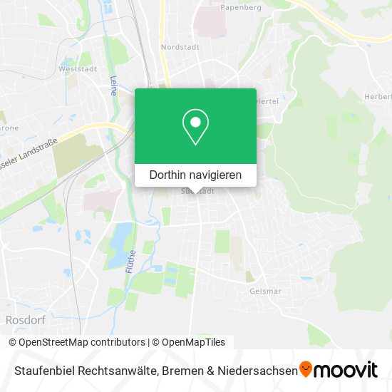 Staufenbiel Rechtsanwälte Karte