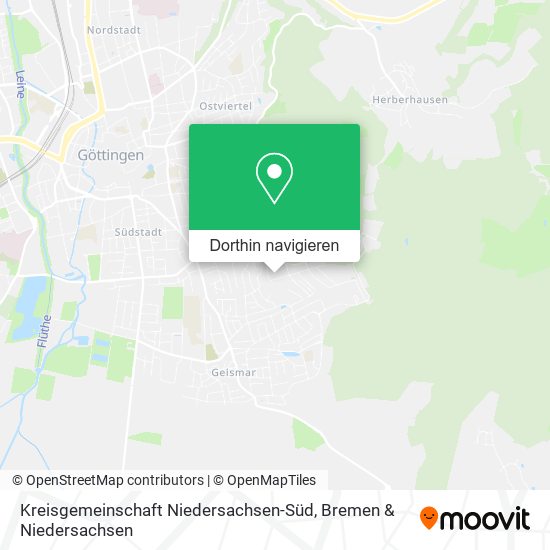 Kreisgemeinschaft Niedersachsen-Süd Karte
