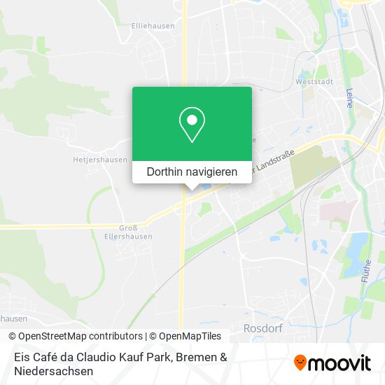Eis Café da Claudio Kauf Park Karte
