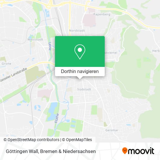 Göttingen Wall Karte