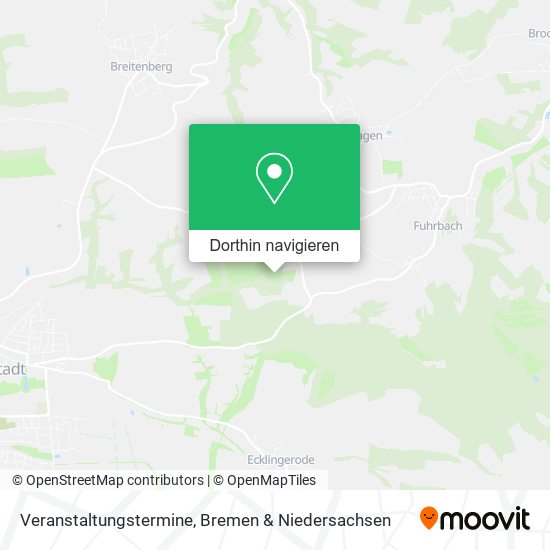 Veranstaltungstermine Karte