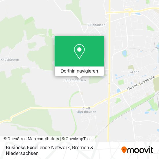 Business Excellence Network Karte