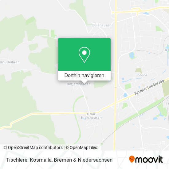 Tischlerei Kosmalla Karte