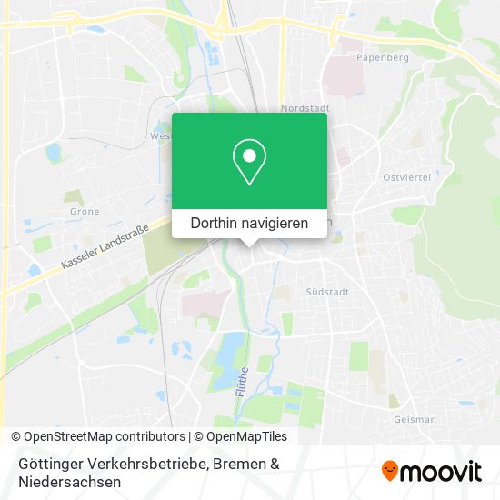 Göttinger Verkehrsbetriebe Karte