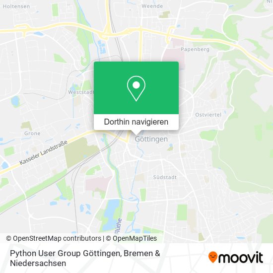 Python User Group Göttingen Karte