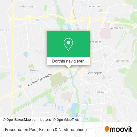 Friseursalon Paul Karte