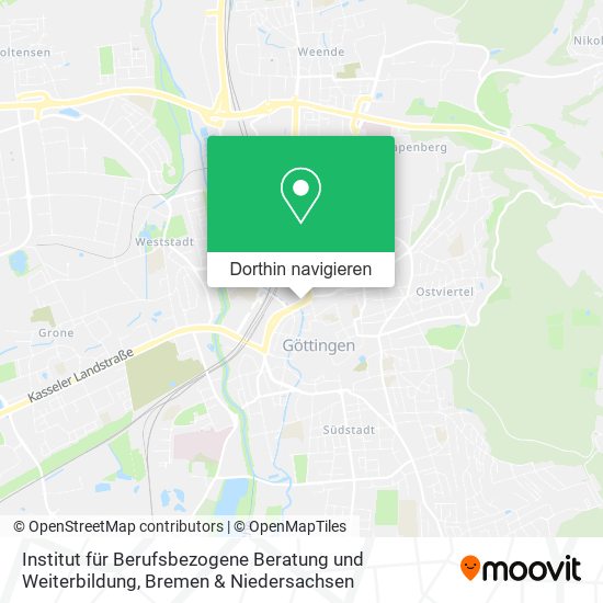 Institut für Berufsbezogene Beratung und Weiterbildung Karte
