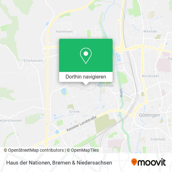 Haus der Nationen Karte