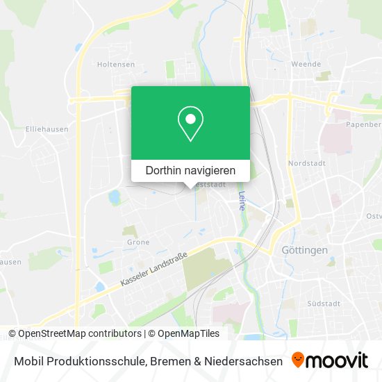 Mobil Produktionsschule Karte