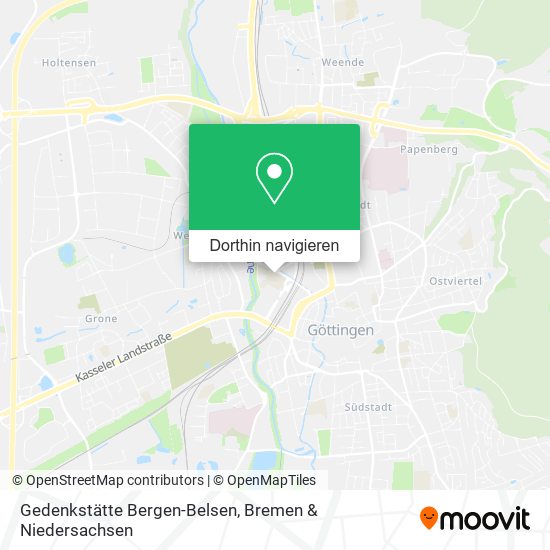 Gedenkstätte Bergen-Belsen Karte