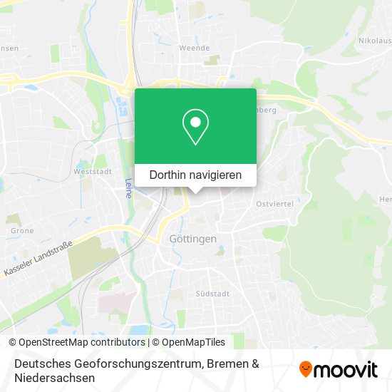 Deutsches Geoforschungszentrum Karte