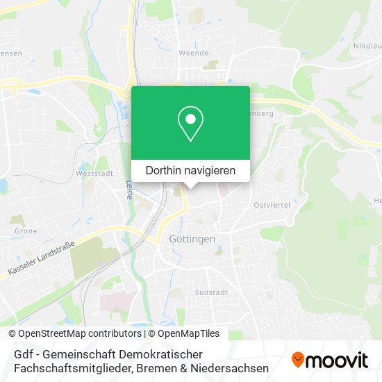 Gdf - Gemeinschaft Demokratischer Fachschaftsmitglieder Karte