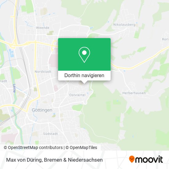 Max von Düring Karte