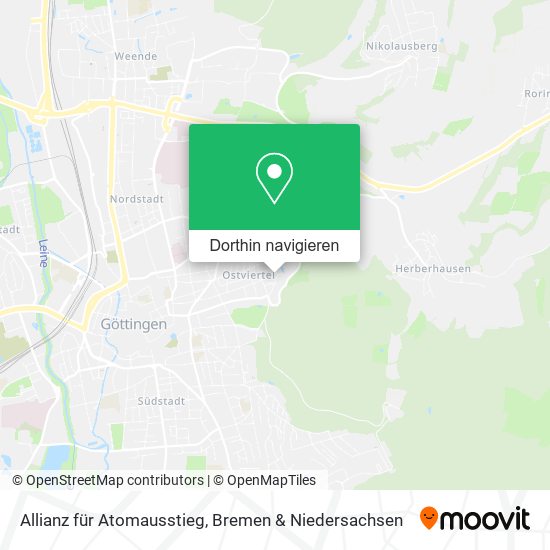 Allianz für Atomausstieg Karte