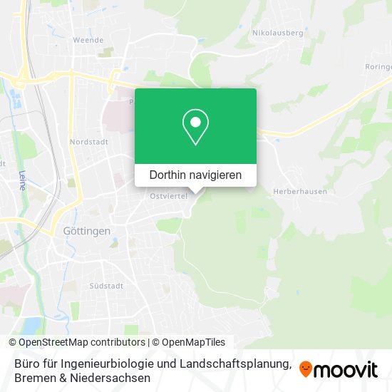 Büro für Ingenieurbiologie und Landschaftsplanung Karte