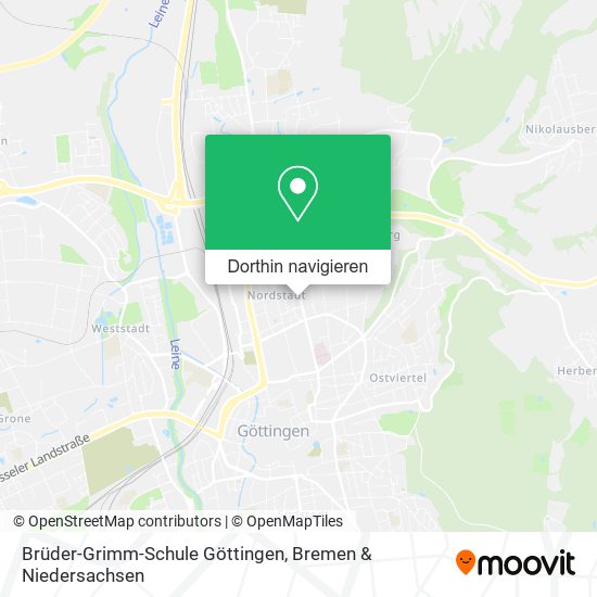 Brüder-Grimm-Schule Göttingen Karte