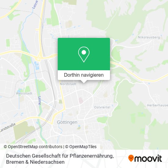 Deutschen Gesellschaft für Pflanzenernährung Karte