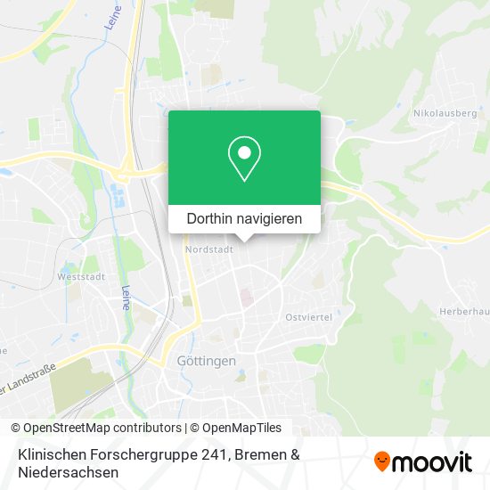 Klinischen Forschergruppe 241 Karte