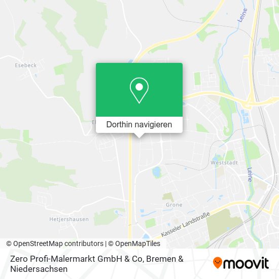 Zero Profi-Malermarkt GmbH & Co Karte