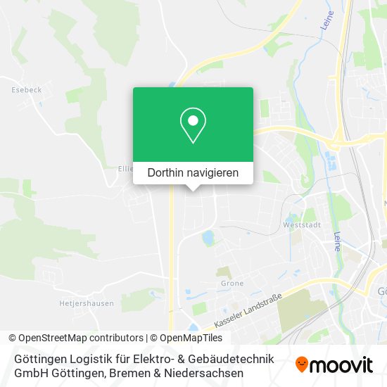 Göttingen Logistik für Elektro- & Gebäudetechnik GmbH Göttingen Karte