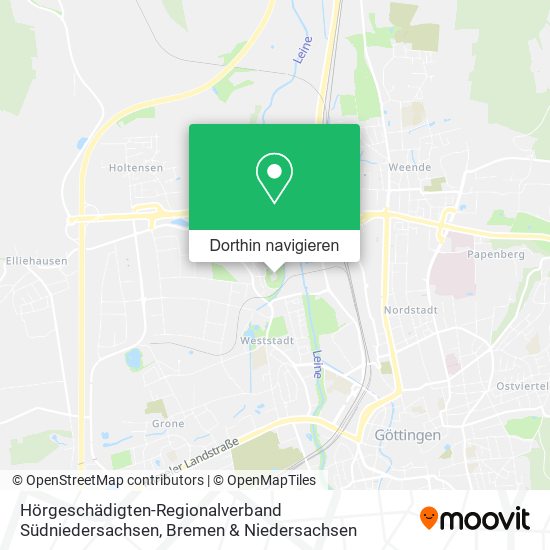 Hörgeschädigten-Regionalverband Südniedersachsen Karte