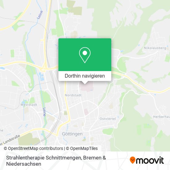 Strahlentherapie Schnittmengen Karte