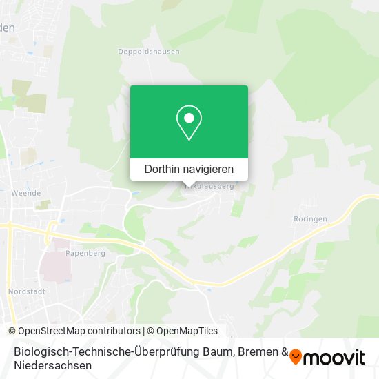 Biologisch-Technische-Überprüfung Baum Karte
