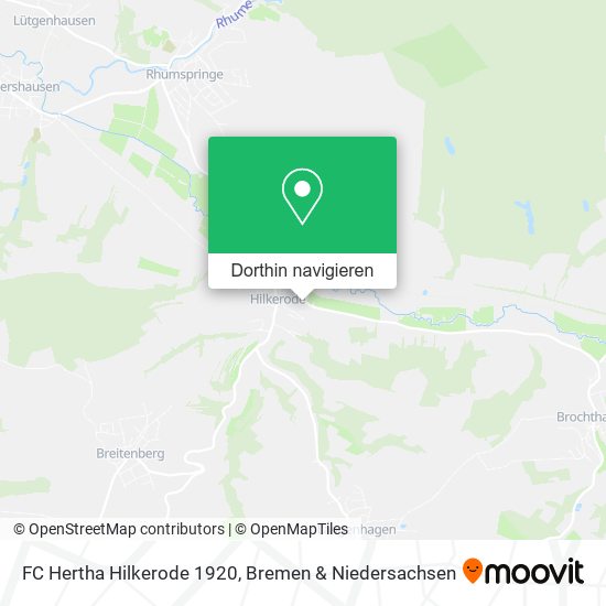 FC Hertha Hilkerode 1920 Karte