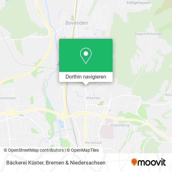 Bäckerei Küster Karte