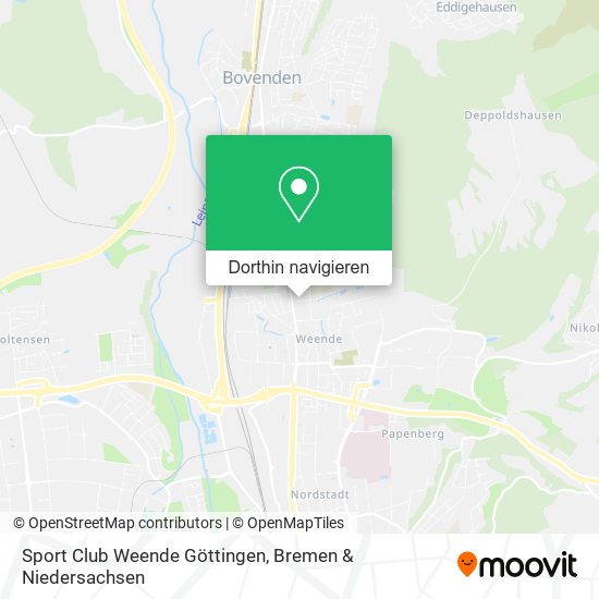 Sport Club Weende Göttingen Karte