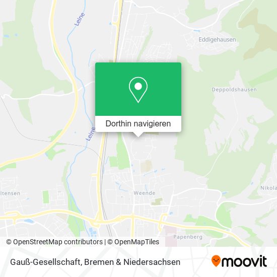 Gauß-Gesellschaft Karte