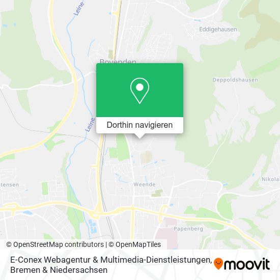 E-Conex Webagentur & Multimedia-Dienstleistungen Karte