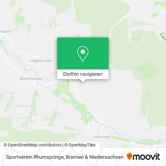 Sportverein Rhumspringe Karte