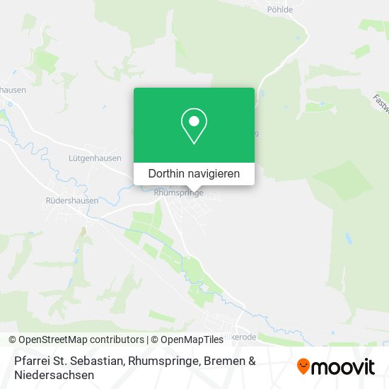 Pfarrei St. Sebastian, Rhumspringe Karte