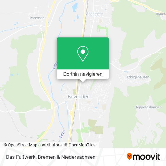 Das Fußwerk Karte