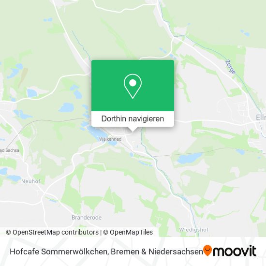 Hofcafe Sommerwölkchen Karte