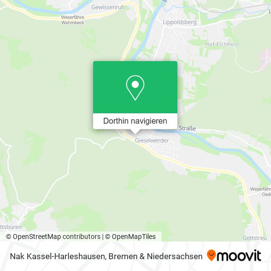Nak Kassel-Harleshausen Karte