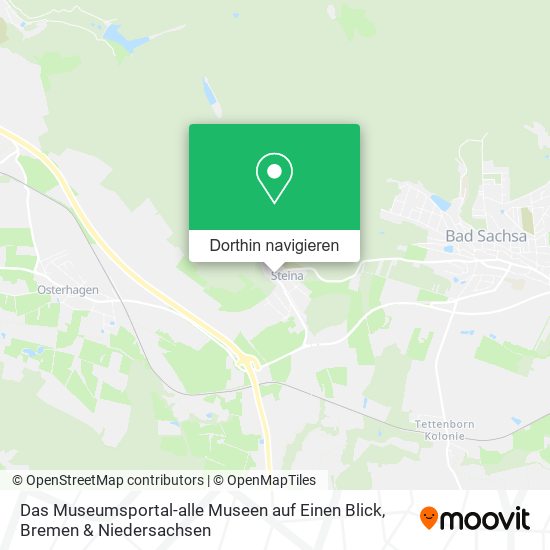 Das Museumsportal-alle Museen auf Einen Blick Karte