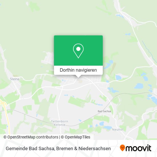 Gemeinde Bad Sachsa Karte