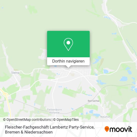 Fleischer-Fachgeschäft Lambertz Party-Service Karte