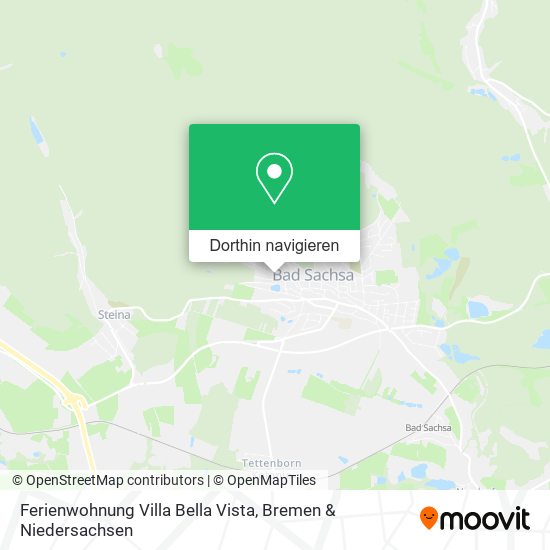 Ferienwohnung Villa Bella Vista Karte