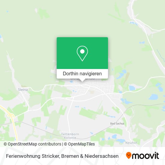 Ferienwohnung Stricker Karte