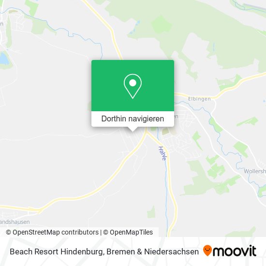 Beach Resort Hindenburg Karte