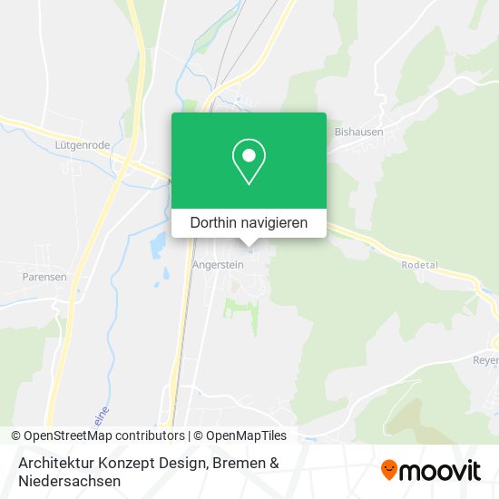 Architektur Konzept Design Karte