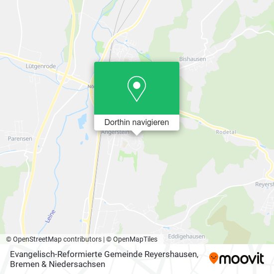 Evangelisch-Reformierte Gemeinde Reyershausen Karte