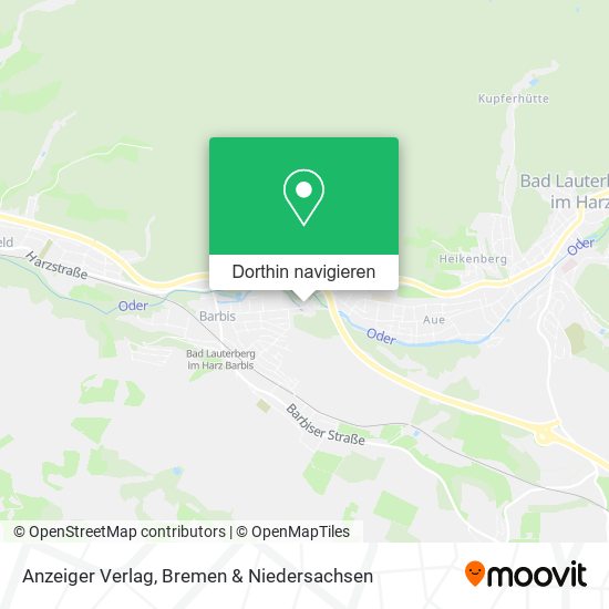 Anzeiger Verlag Karte