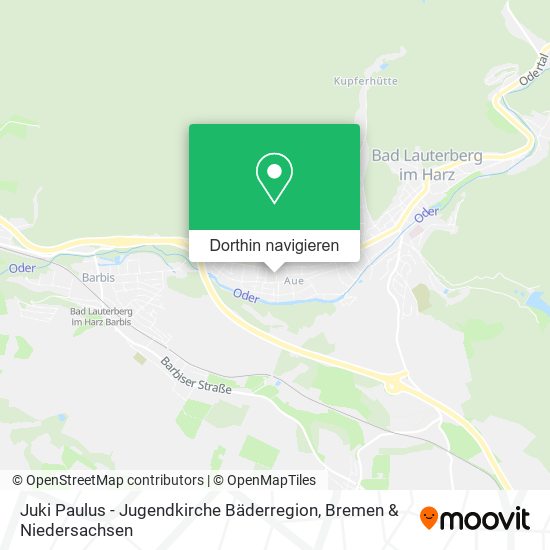 Juki Paulus - Jugendkirche Bäderregion Karte