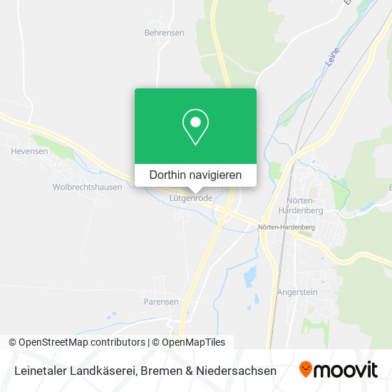 Leinetaler Landkäserei Karte