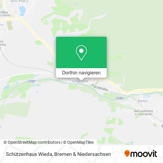 Schützenhaus Wieda Karte