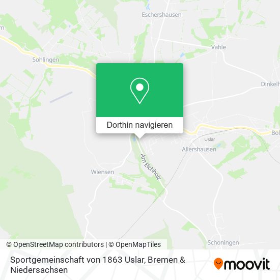 Sportgemeinschaft von 1863 Uslar Karte
